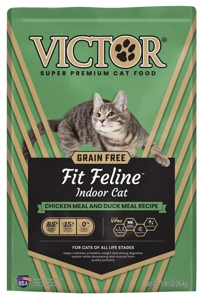 5 Lb Victor Grain Free Fit Feline Indoor - Health/First Aid